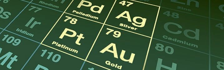 Widmo widzialne złota (źródło: Wikimedia)